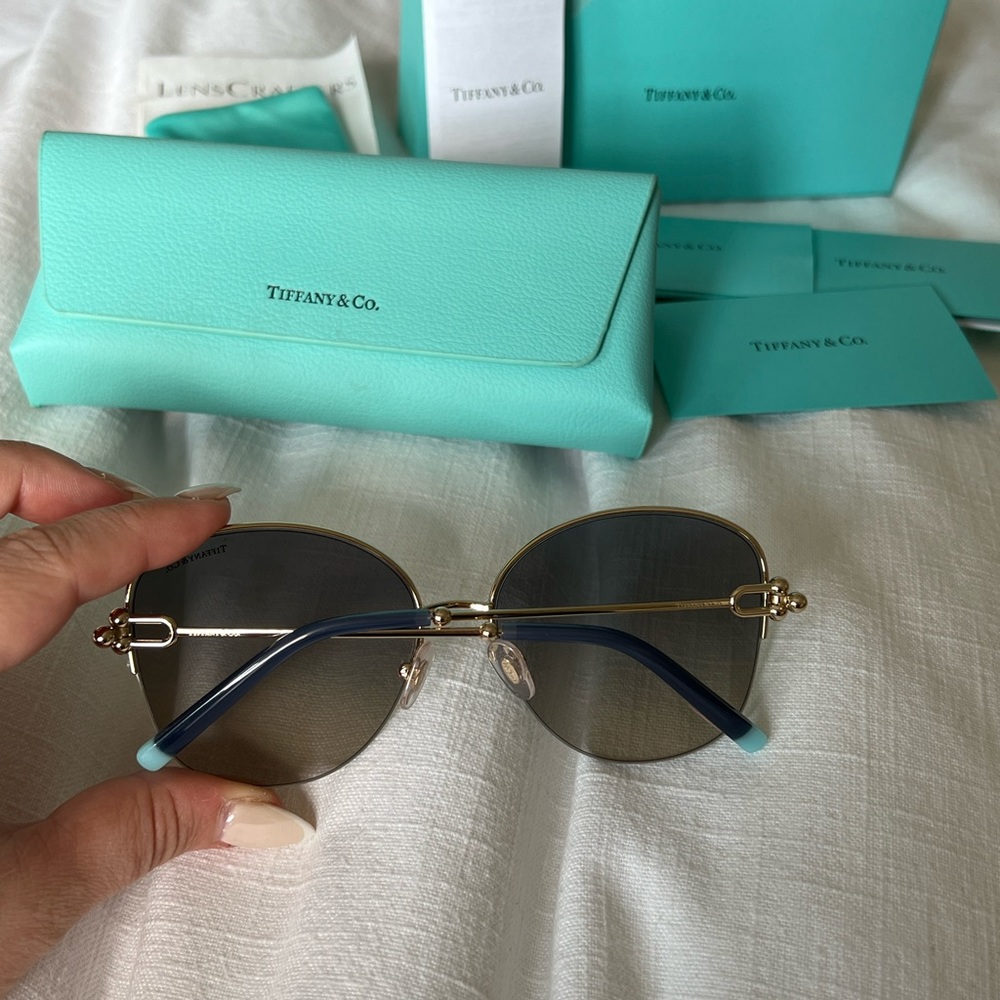 Tiffany & Co. Sunglasses 58mm Gold Frame